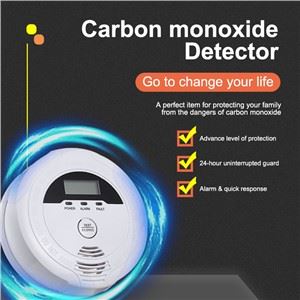 Mais novo design de alarme de gás Co com bateria